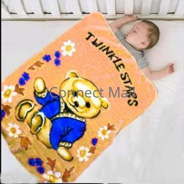 Multicolour  Medium Size Animal Baby Velvet Blanket  Perfect  for below 3yrs  Mild Winter as well as Spring  - Hooded Baby Blanket